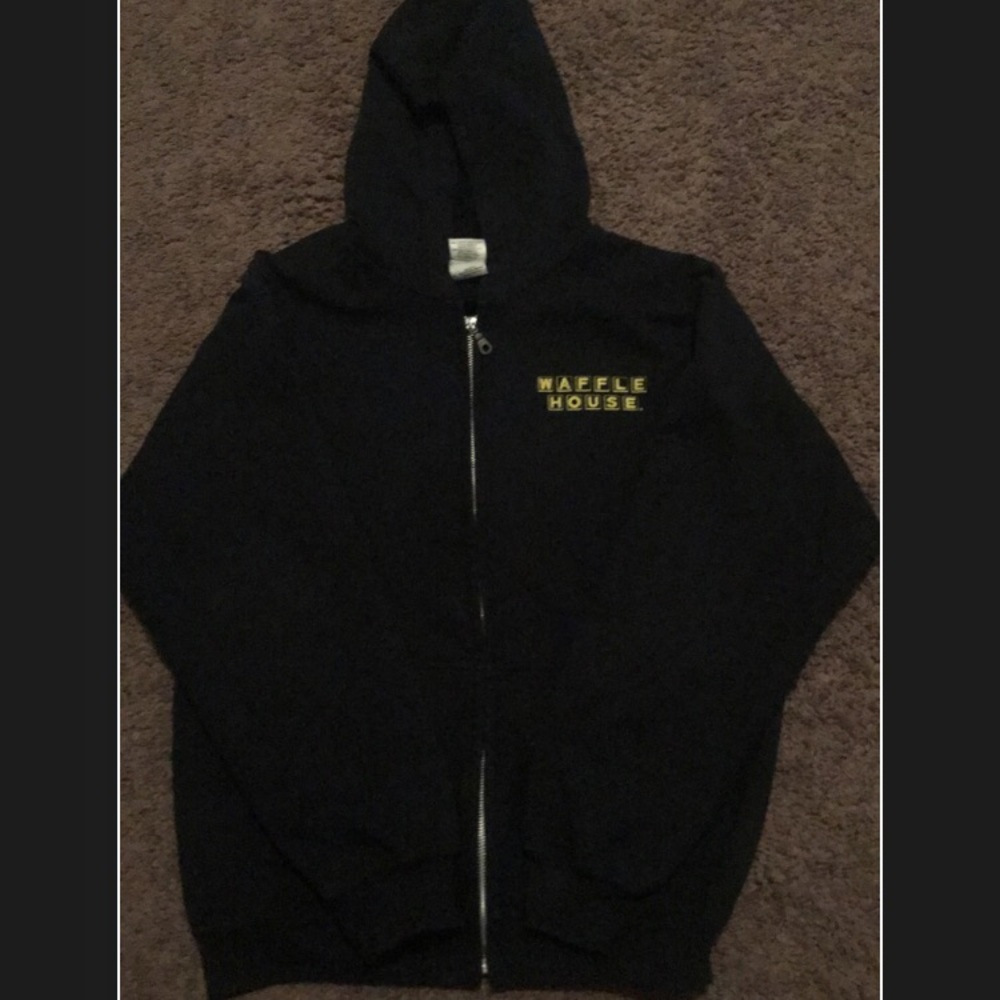 Waffle House medium zip up hoodie